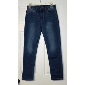 GIRL'S JOES JEANS Dark Wash Straight Leg Mid-Rise Stretch‎ Denim Jeans sz 14